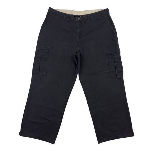 Dickies FLEX Cargo Pants Men 40×26 Black Workwear Relaxed Fit Durable - Picture 1 of 12